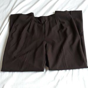 Susan Graver Cocoa Brown Pants/Med Petite